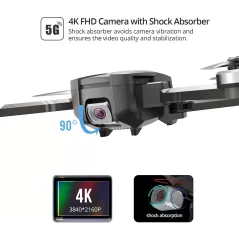 Holy Stone HS360S: Drone GPS 4K - Facile à Piloter, Portable, Images Époustouflantes!